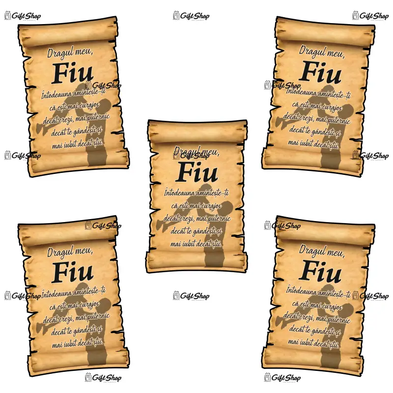 Dragul meu fiu, magnet frigider mgs091